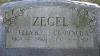 Clarence & Ella Zegel Tombstone
